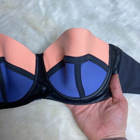 Maaji multicolor strapless bikini top Med - Picture 3 of 7